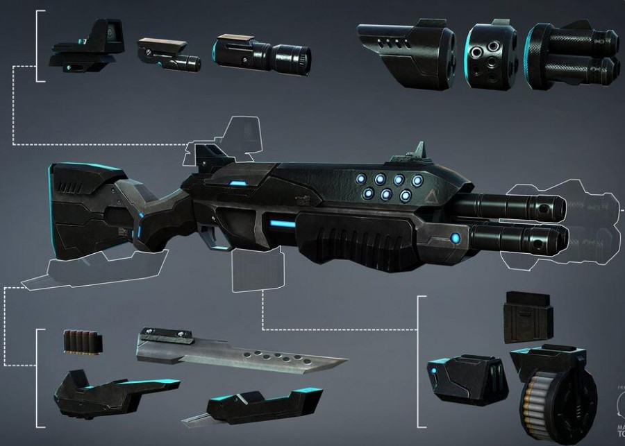 精美3d游戏角色模型作品欣赏