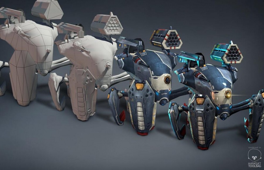 精美3d游戏角色模型作品欣赏