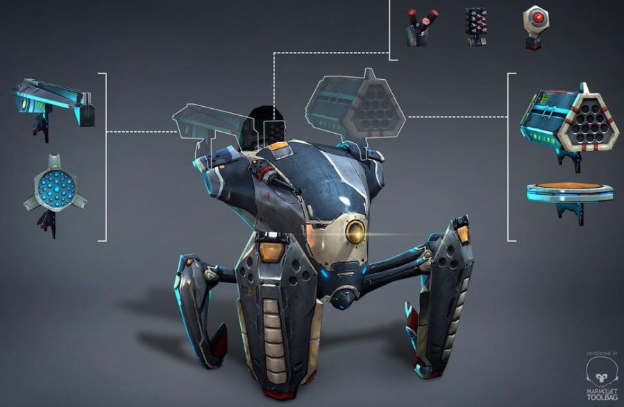 精美3d游戏角色模型作品欣赏
