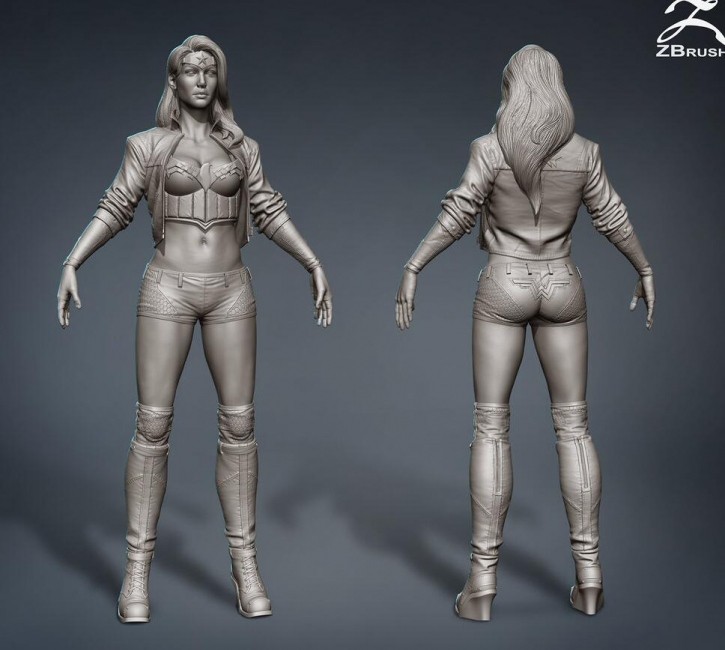 精美3d游戏角色模型作品欣赏