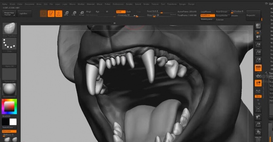 Zbrush训练大师班 动物解剖雕刻完整视频教程