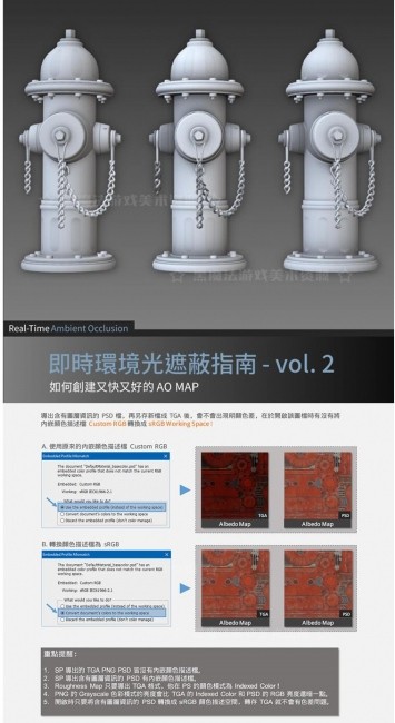 次时代游戏贴图详细相关图文教程包含讲解贴图的特性烘焙建议设定