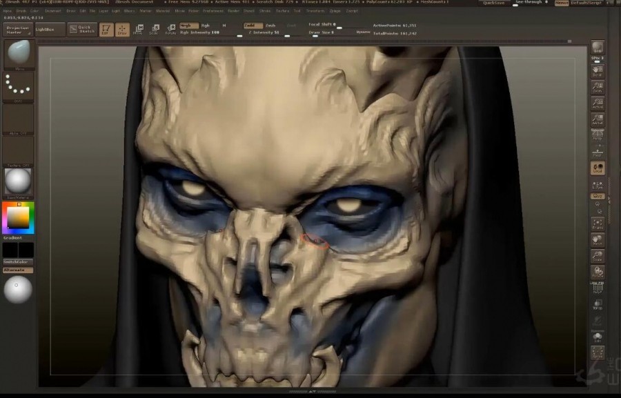 Zbrush 模型雕刻建模教程