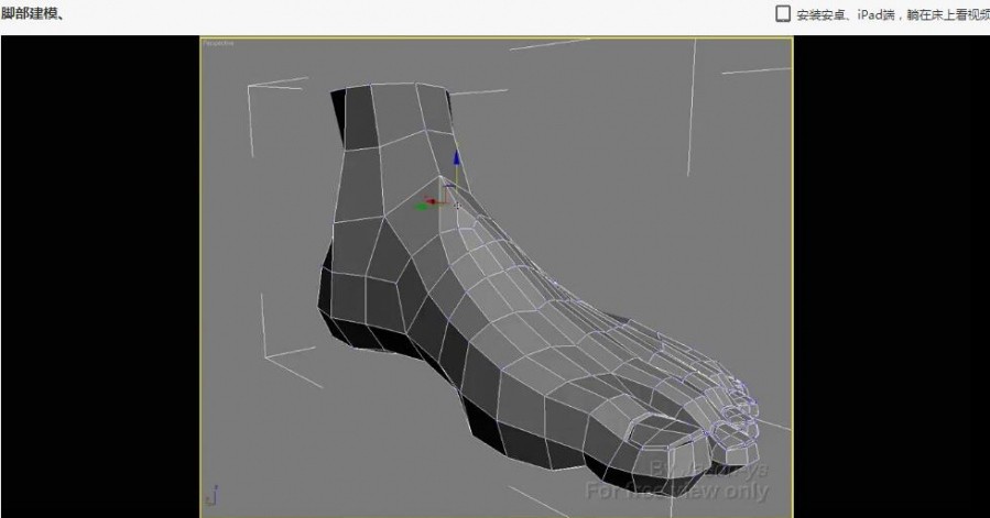3Dmax极品人体建模布线教程