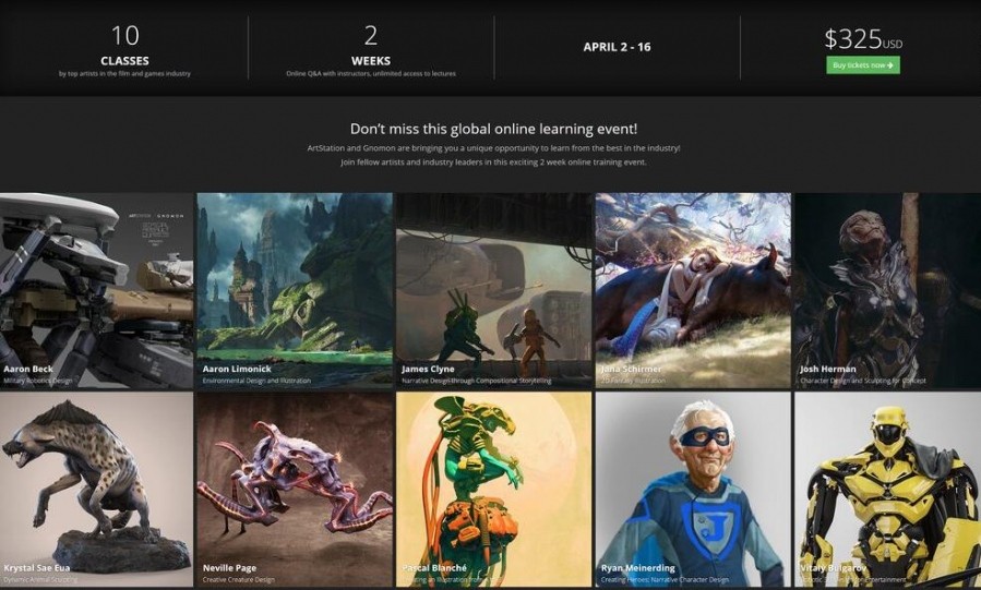 Artstation2018大师班精品教程
