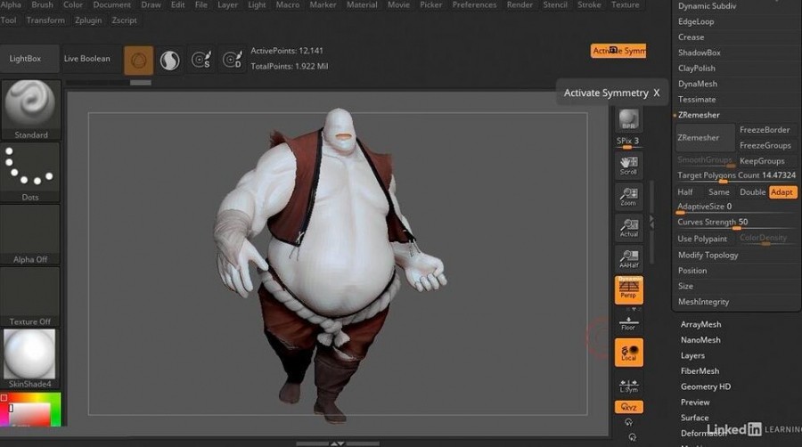 ZBrush高效工作流程技巧视频教程