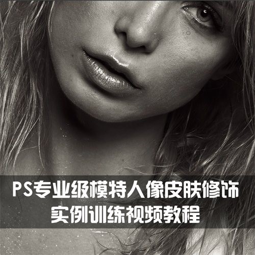 PS专业级模特人像皮肤修饰实例训练视频教程