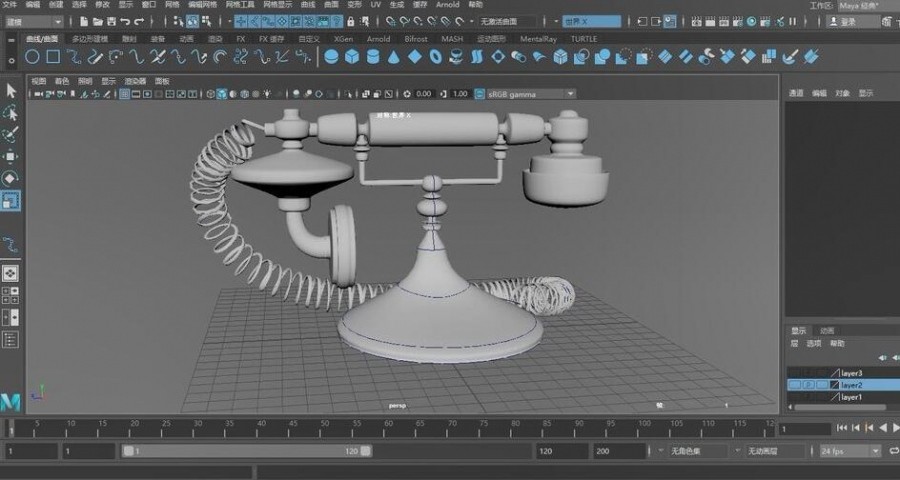 Maya2018 软件入门中文全彩案例教程