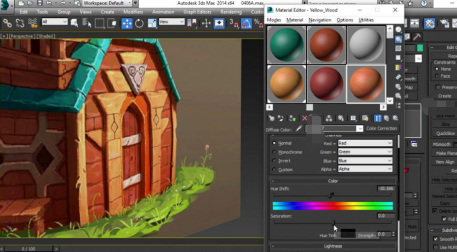 3dsMax卡通模型动画场景制作视频教程