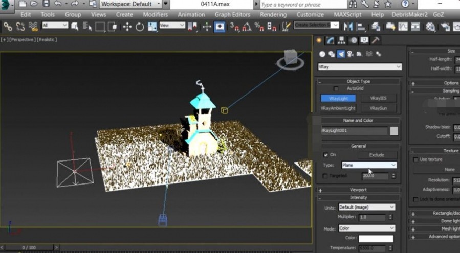 3dsMax卡通模型动画场景制作视频教程