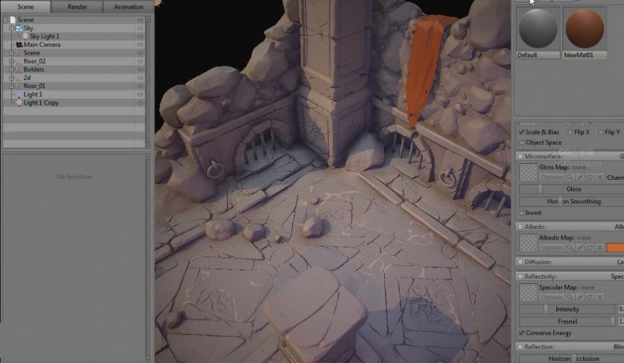 ZBrush与3dsMax游戏场景设计制作视频教程