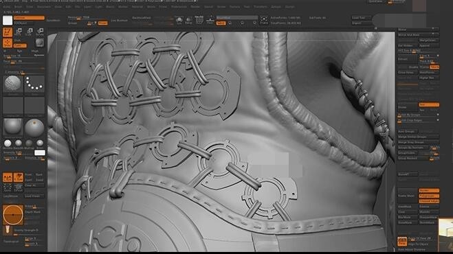 国外原版zbrush人物雕刻高级教程（中文字幕）