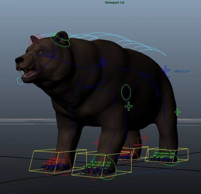一些写实动物带绑定3D模型参考 大象 多种恐龙 狼 狗等模型