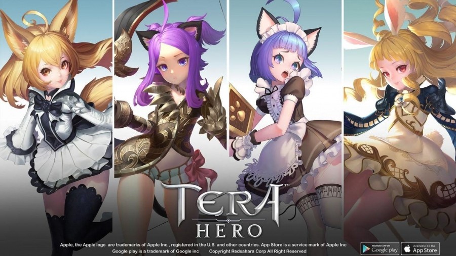 韩游 Terahero 全职业 全角色 全动作 魔幻 TERA MMO 手游PBR模型