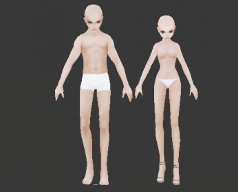 炫舞时代男女角色跳舞动作模型