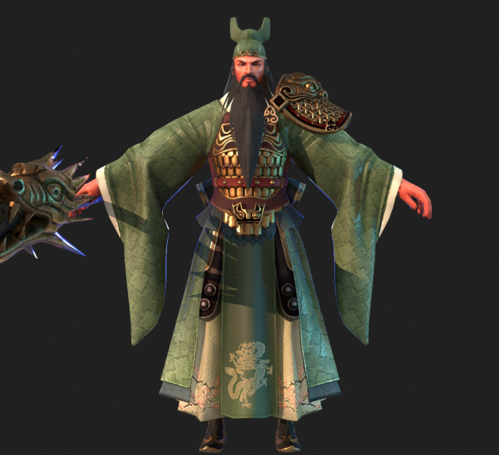 精品韩次世代网游三国blade无双人物角色3d模型免费下载