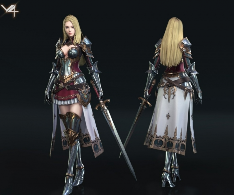 日韩 魔幻 次时代PBR 手游【Project V4 】 全职业角色服装 NPC 坐骑 怪物模型