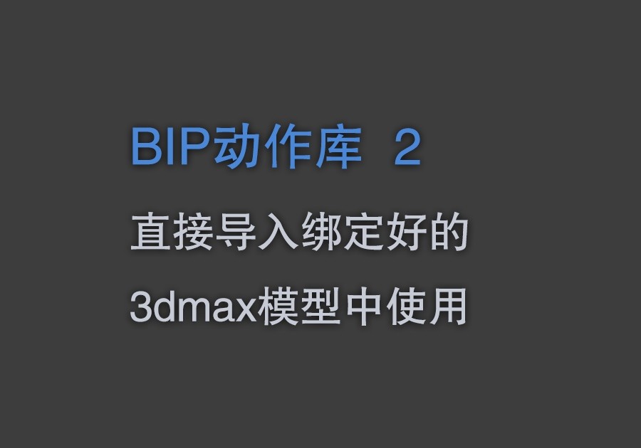 bip动作库大全第二部分 