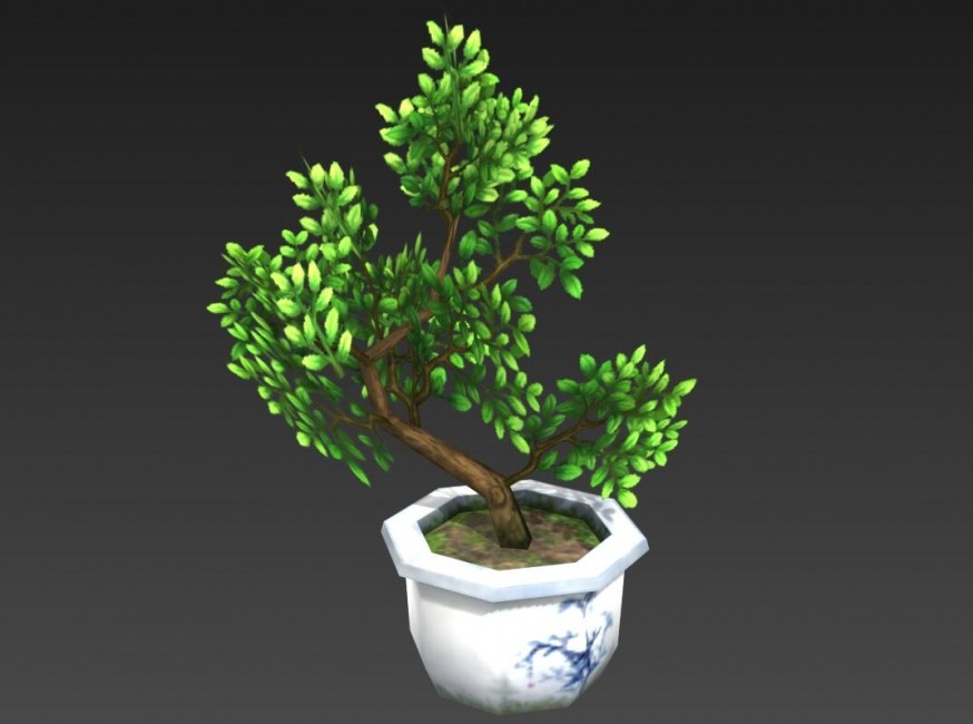 植物花草灌木游戏3D模型大合集