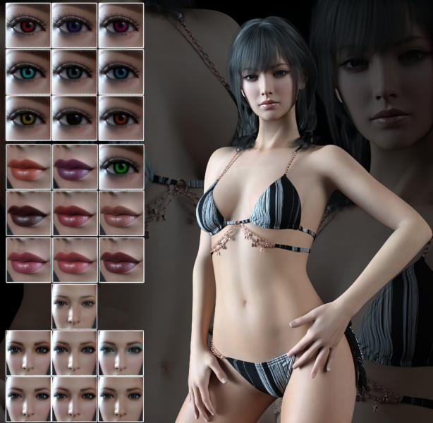 DAZ超模虚拟美女3D模型