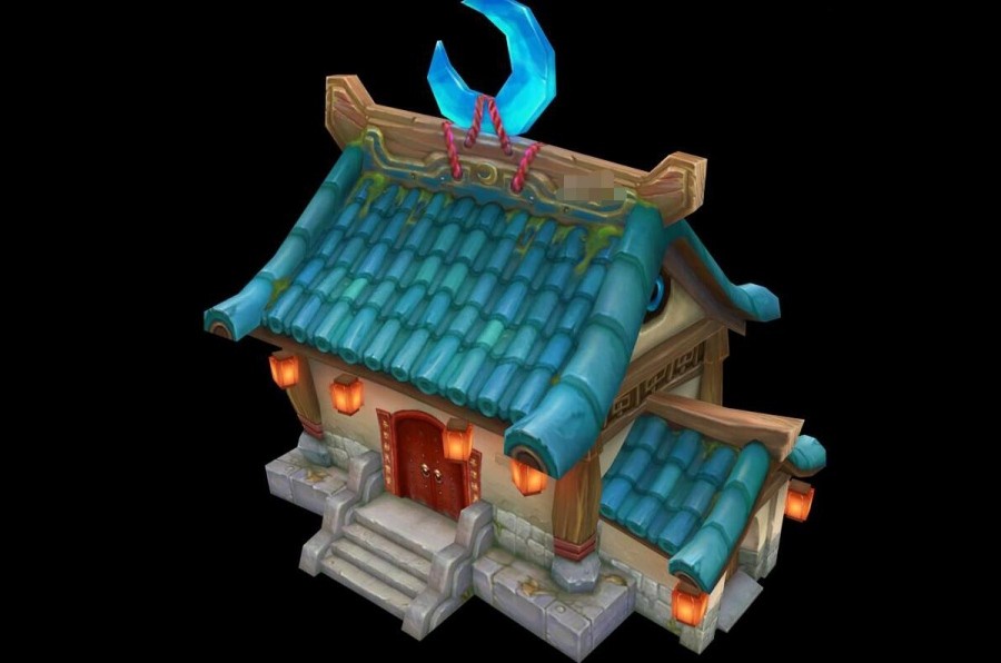 九天场景精品3d模型合集 max场景树木山石建筑等 