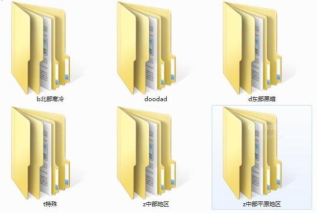 九天场景精品3d模型合集 max场景树木山石建筑等 
