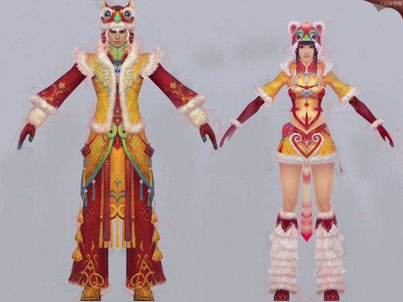 【诛仙3】全套游戏角色3D模型