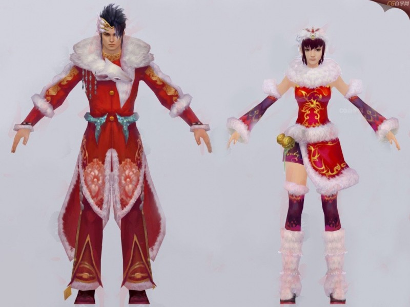 【诛仙3】全套游戏角色3D模型