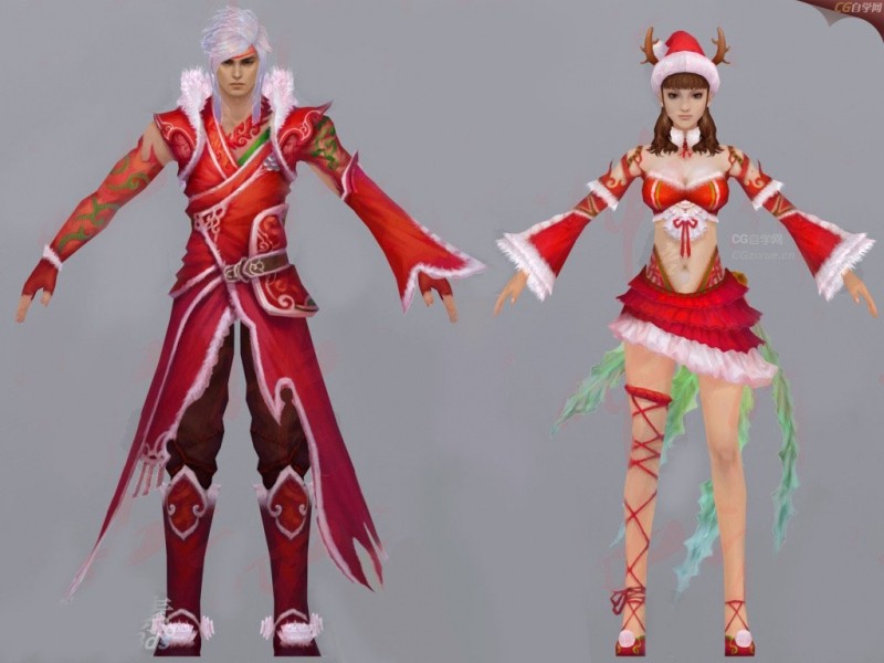 【诛仙3】全套游戏角色3D模型