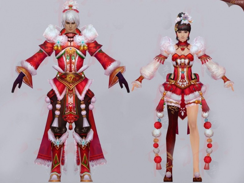 【诛仙3】全套游戏角色3D模型