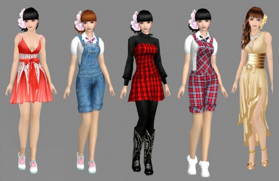 【街舞区】51套女角色3D模型合集