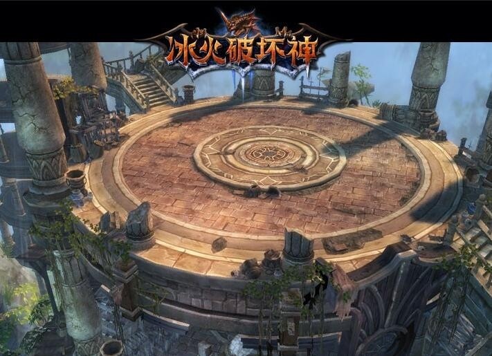 【冰火破坏神】游戏全套场景 2D设计 PSD源文件 3D模型