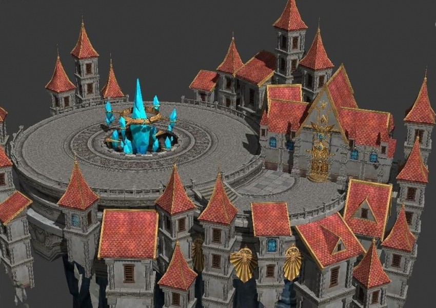 【冰火破坏神】游戏全套场景 2D设计 PSD源文件 3D模型