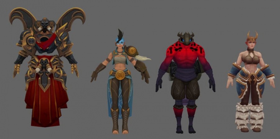 Battlerite 部分3D角色模型精品合集