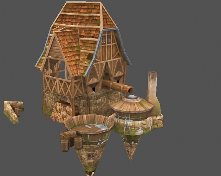 欧洲房子建筑 中世界教堂 纪元建筑场景3D模型合集