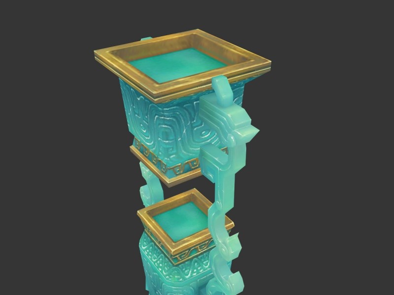 游戏美术资源 玉器冰山水晶场景3DMAX模型