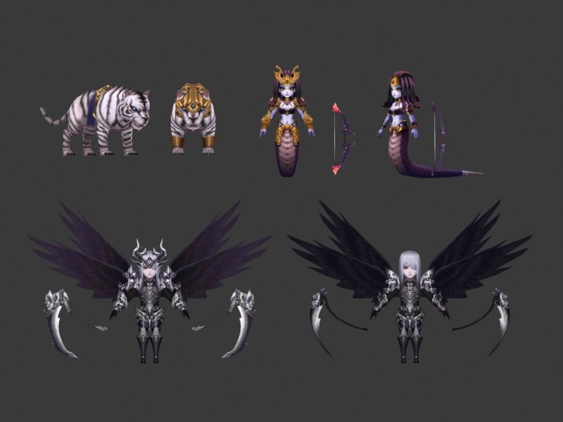 精品卡通魔幻类游戏角色怪物3D模型合集