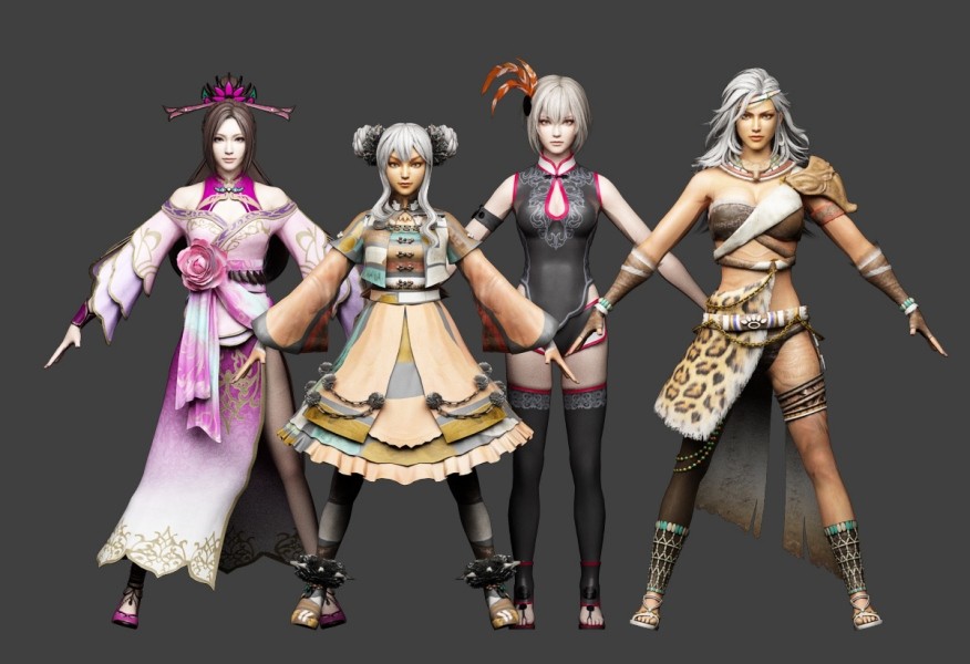 3D游戏美女角色模型