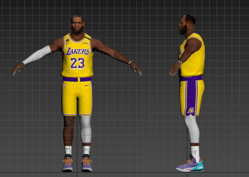 LeBron james 詹姆斯3DMAX模型