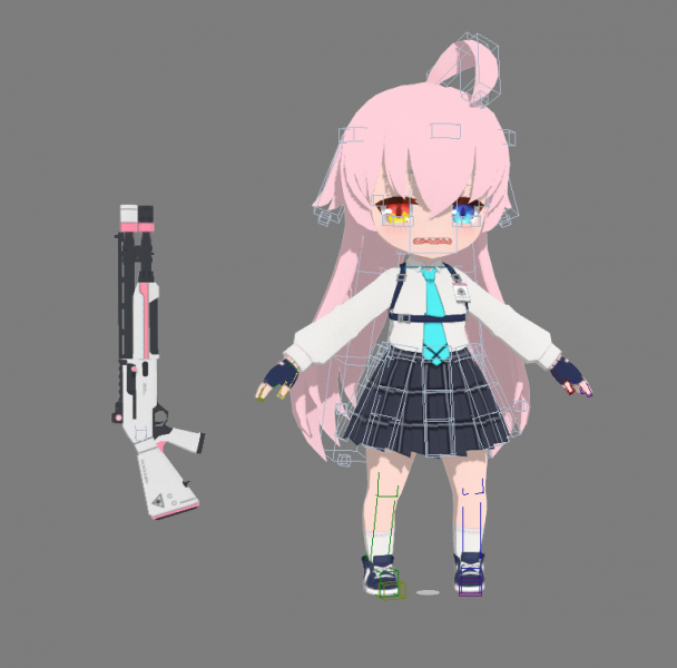 分享一个Q版美少女