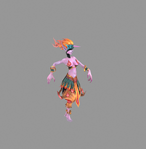 【Q封神榜】全套3D模型 带骨骼动作贴图+原画设计稿