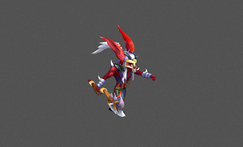 【Q封神榜】全套3D模型 带骨骼动作贴图+原画设计稿