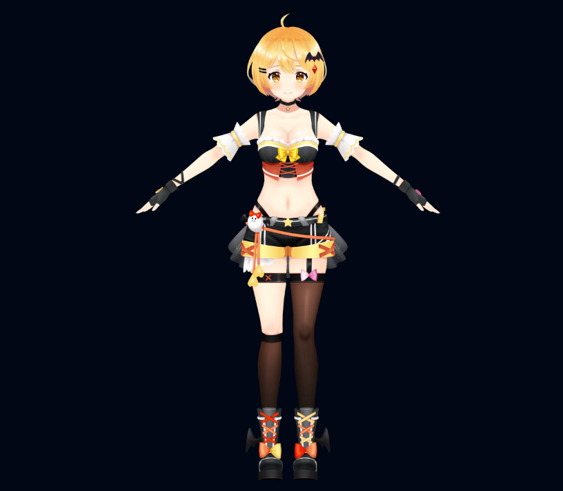 游戏女孩模型