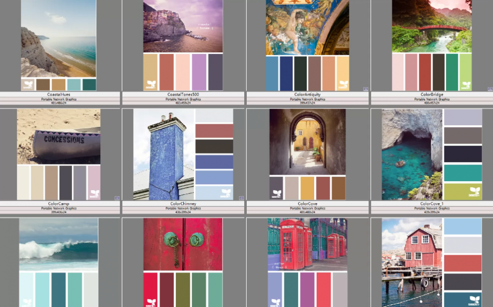 【配色分析参考图】学习、成长专用。适用特效、原画。共453张！