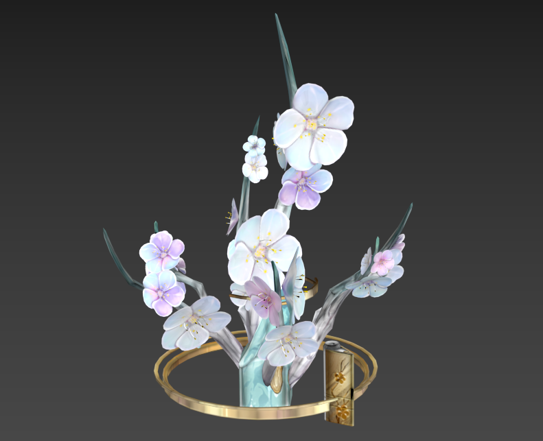 鸣潮 散华蒙皮加绑定 附带武器模型