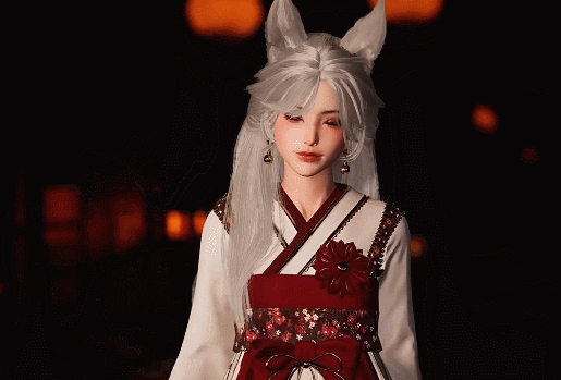 UE4虚幻5影视级国风奇幻仙侠场景古代人物可爱美女角色狐狸3D模型