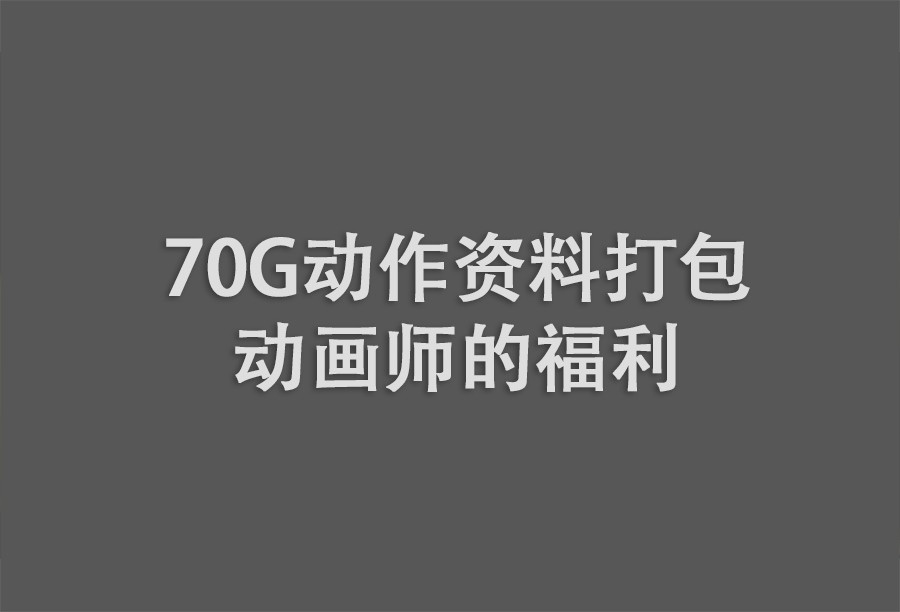 70G动作资料打包下载