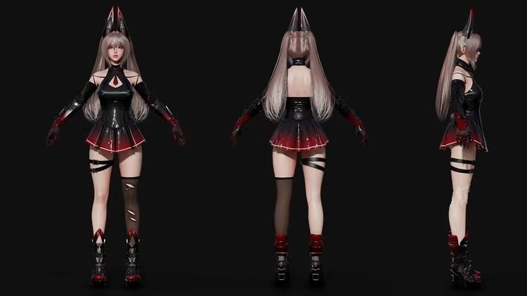 UE4虚幻引擎 Cosmo Bunny Girl科斯莫兔女郎人物角色模型