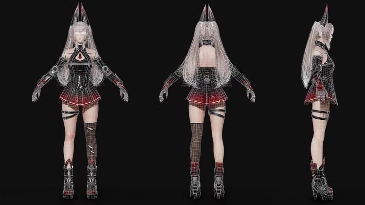 UE4虚幻引擎 Cosmo Bunny Girl科斯莫兔女郎人物角色模型