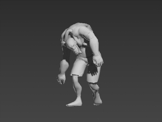 丧尸走路动作